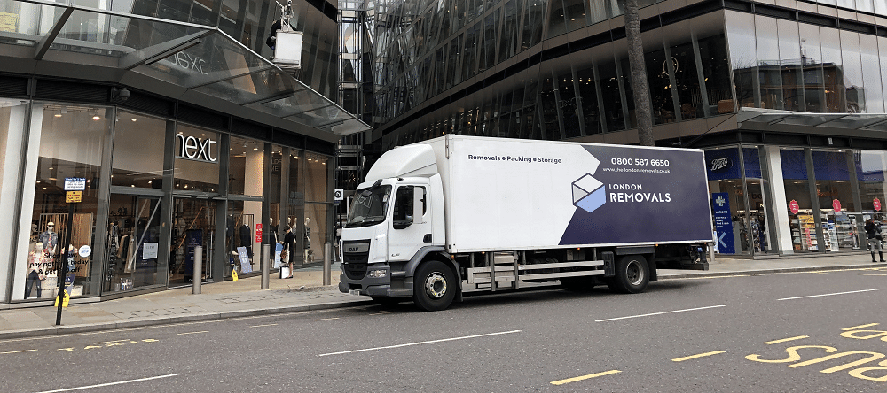 London Removals truck in London